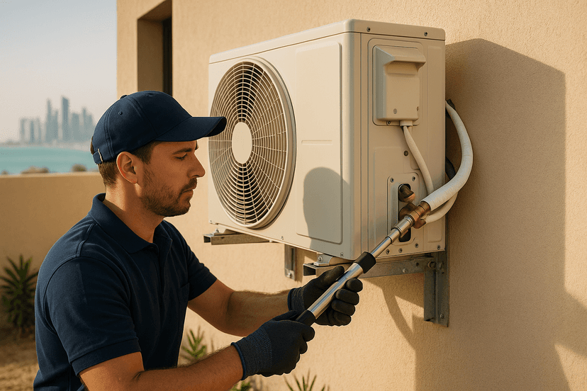 AC Installation Cost in Abu Dhabi: Labour vs Supplied