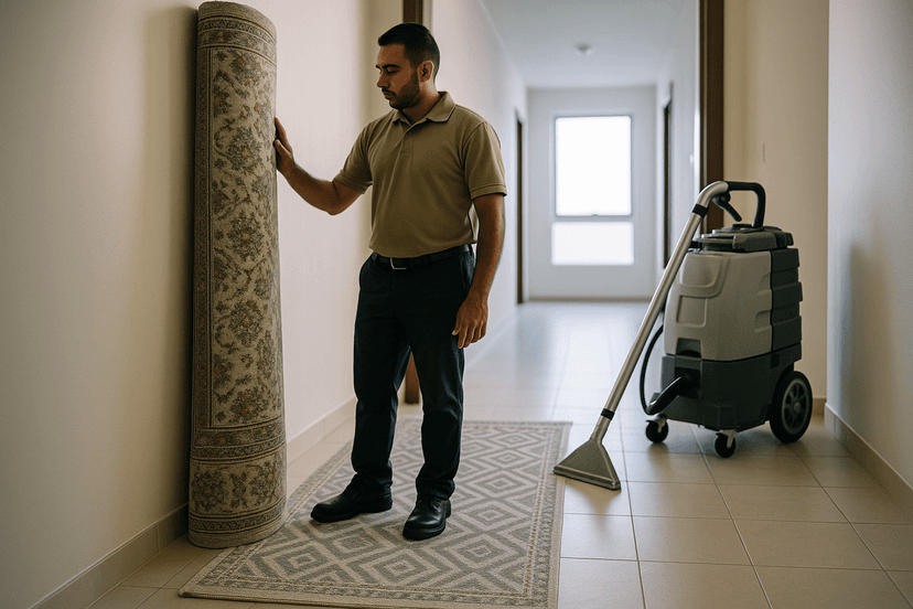 Carpet Cleaning Cost in Ajman: Per m² and Per Rug