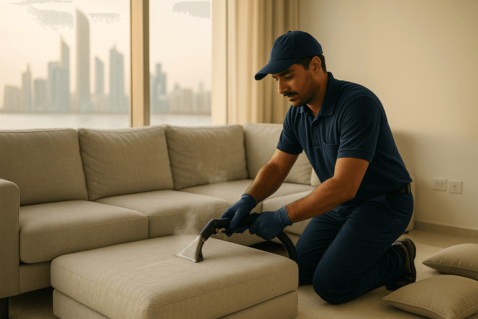 Sofa & Couch Cleaning Cost in Abu Dhabi: Per Seat vs Job