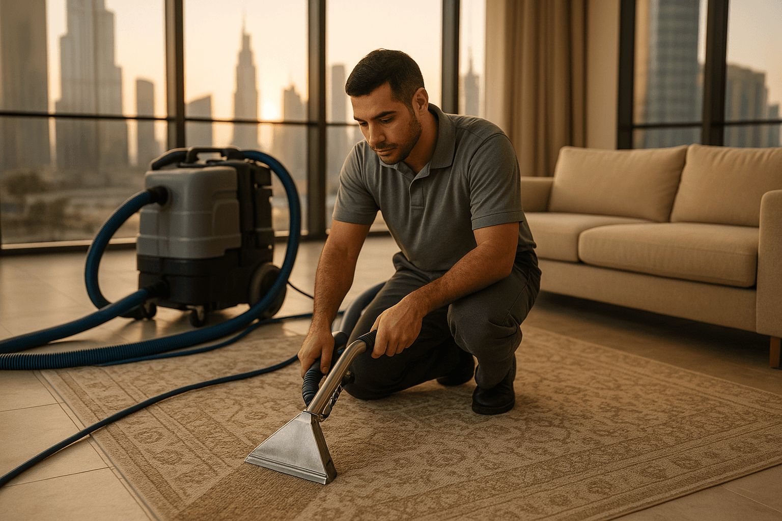 Carpet Cleaning Cost in Dubai: Starting Prices, Drying Times and the Minimum-Order Trap