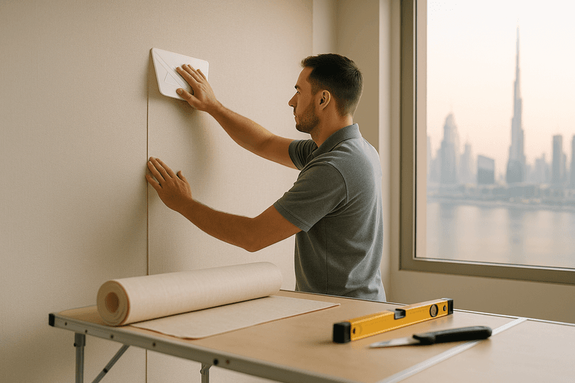 Wallpaper Installation and Removal Cost in Dubai