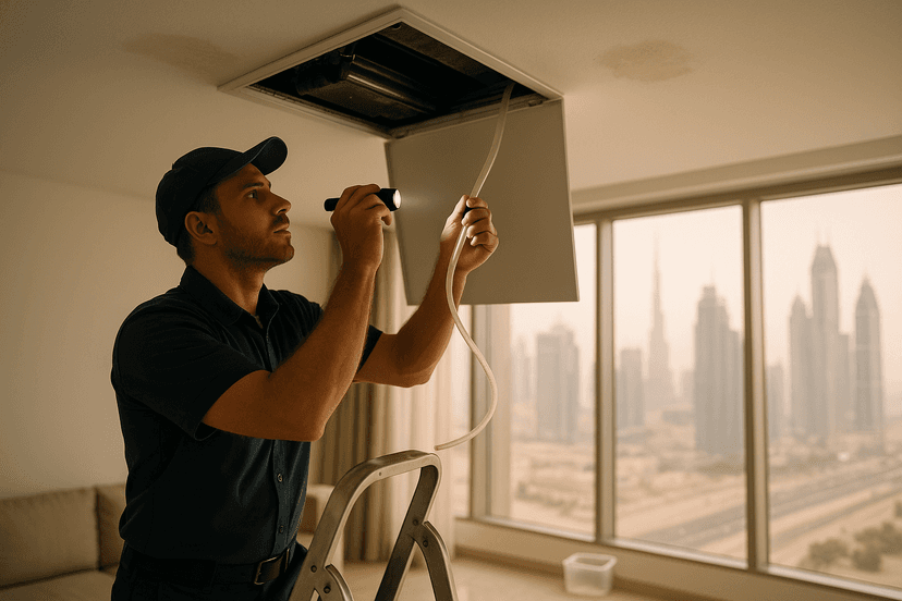 Why Your AC Is Leaking Water in a Dubai Home — and Who to Call